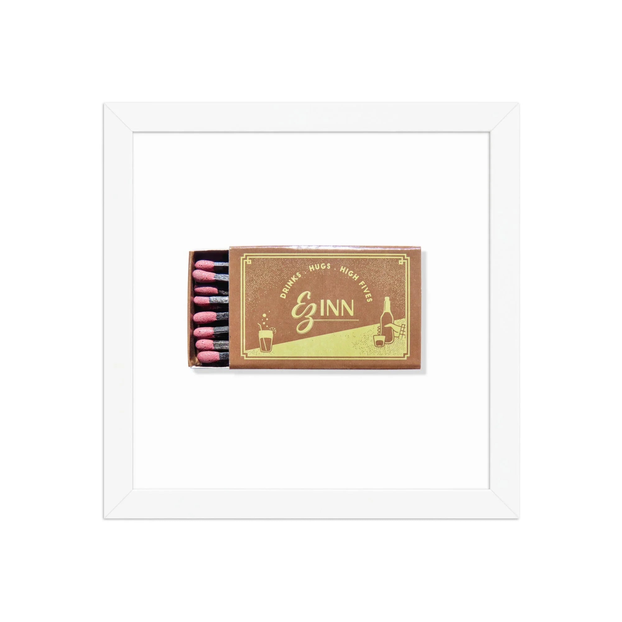 EZ Inn matchbook photos