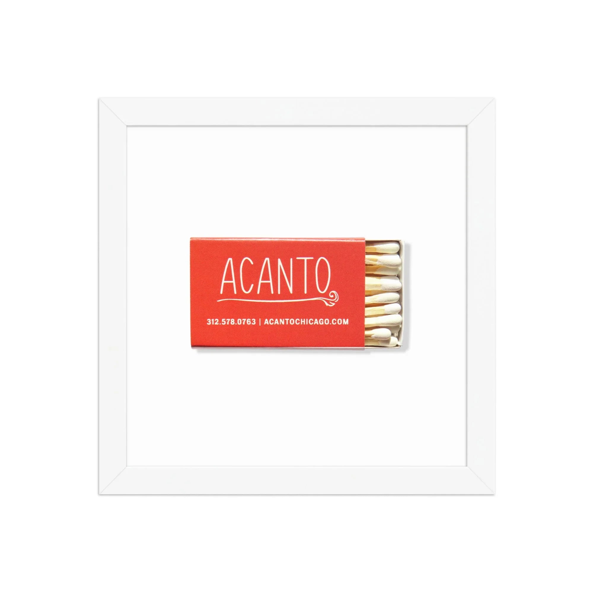 Acanto matchbook photos