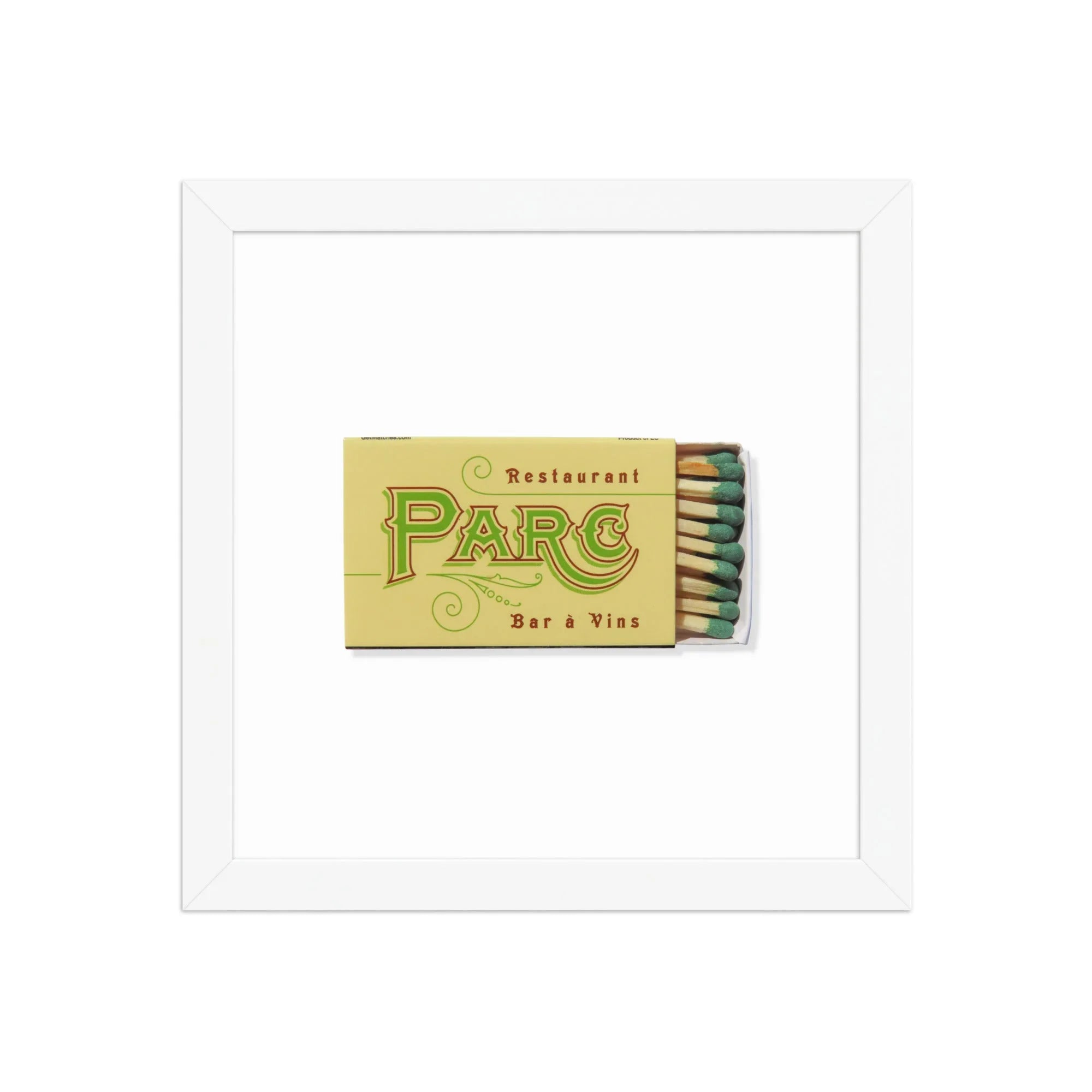 Parc Restaurant Philly matchbook photos