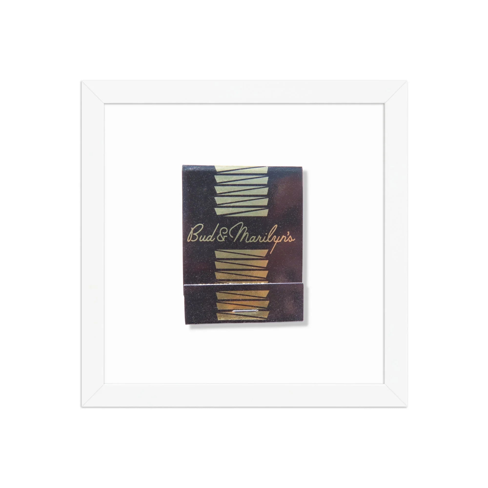 Bud & Marilyn’s matchbook photos