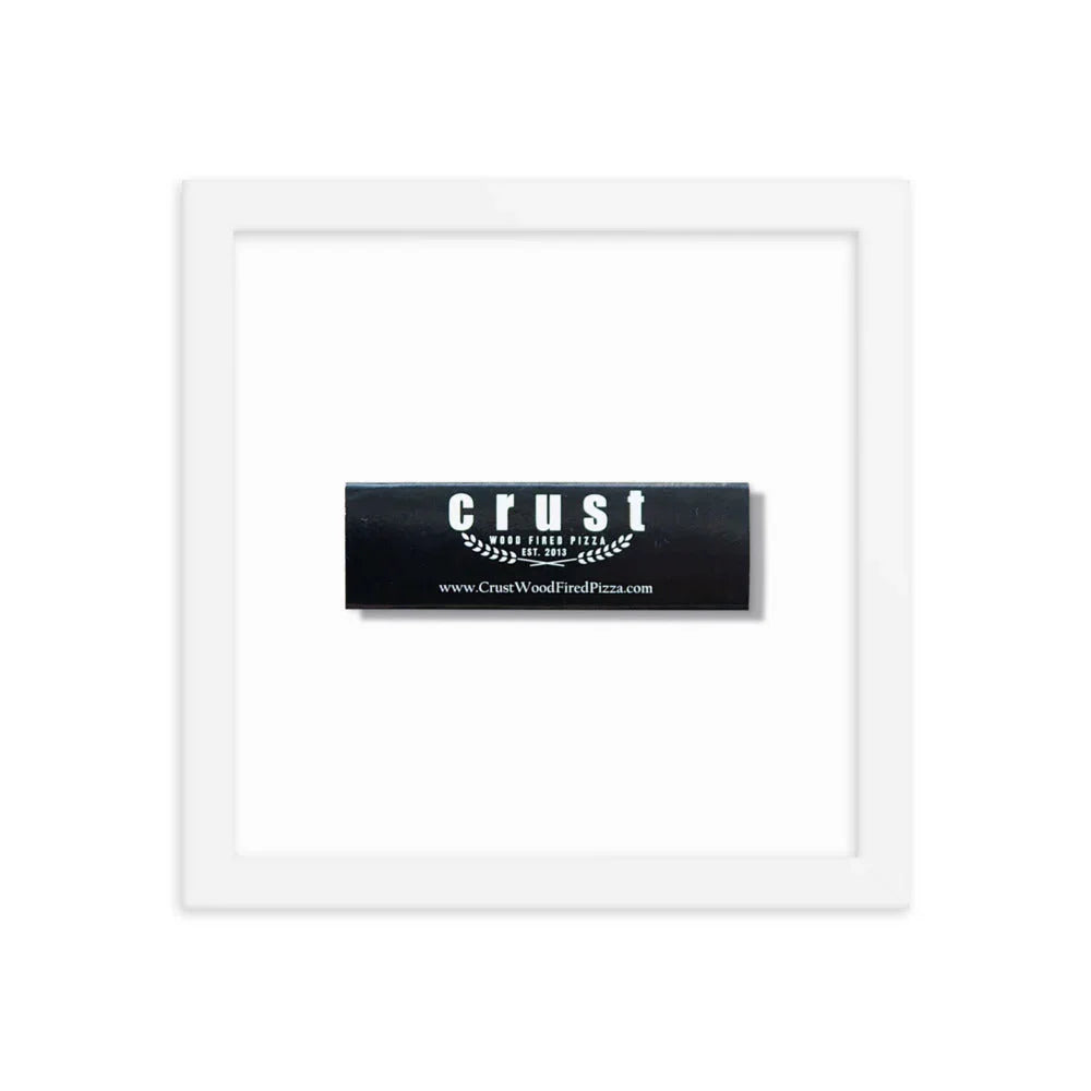 Crust Framed Print matchbook photos