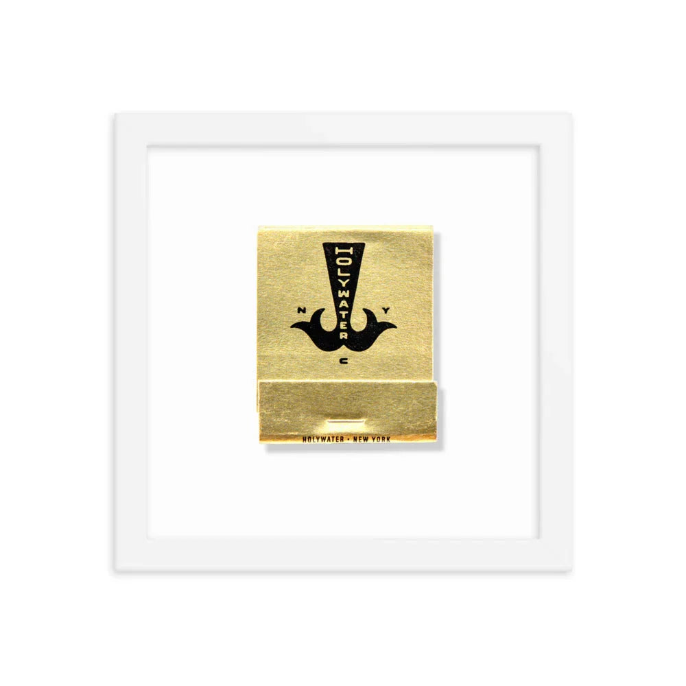 Holywater Framed Print matchbook photos