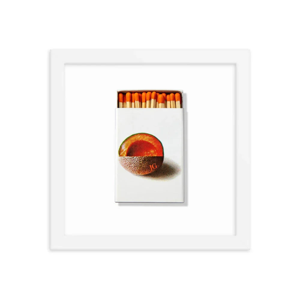JG Framed Print matchbook photos
