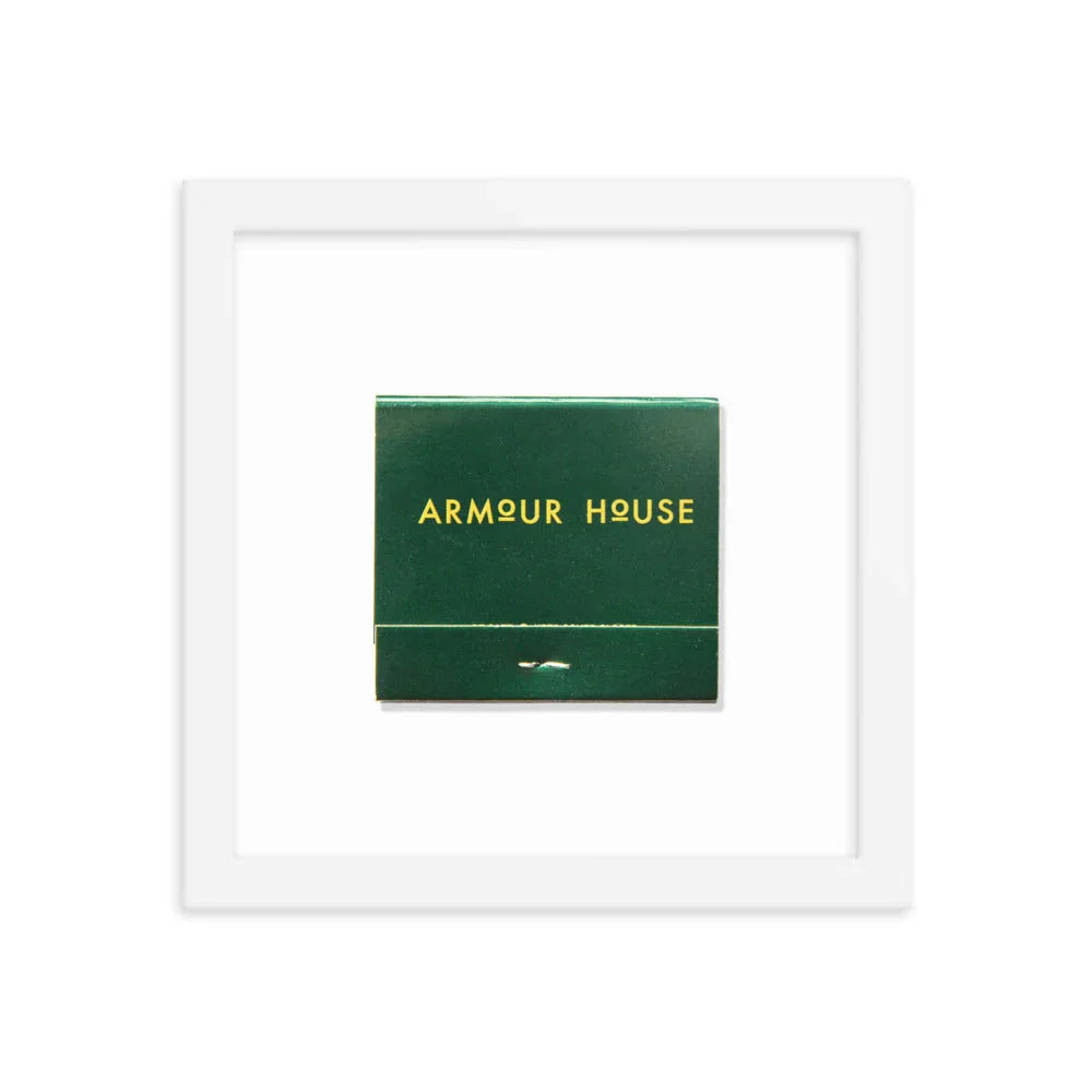 Armour House matchbook photos