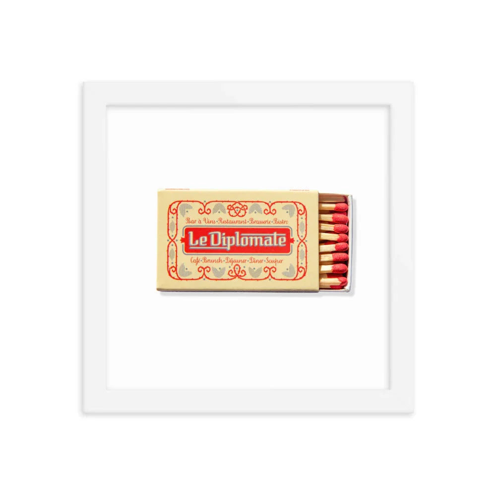 Le Diplomate matchbook photos