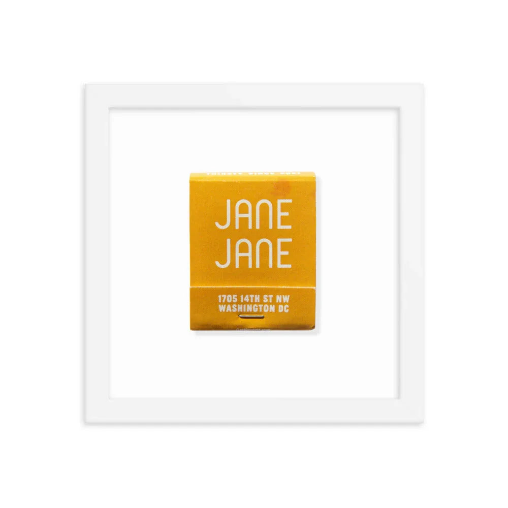 Jane Jane matchbook photos