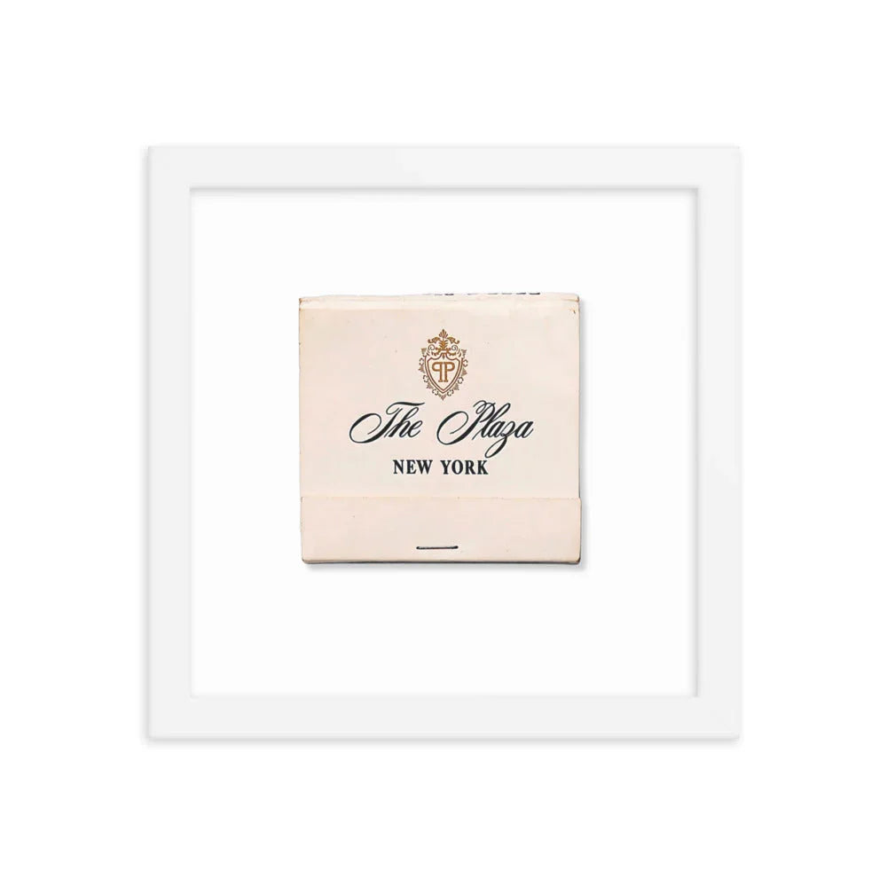 The Plaza Hotel NYC matchbook photos