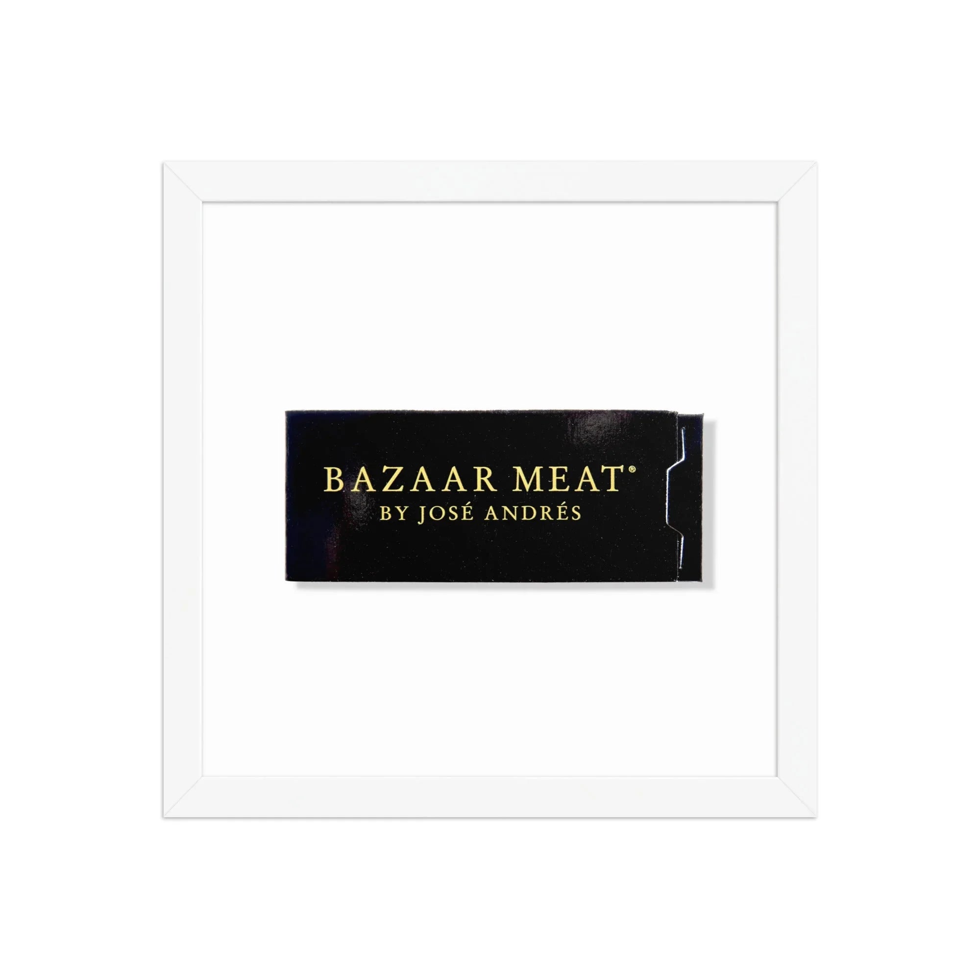 Bazaar Meat matchbook photos
