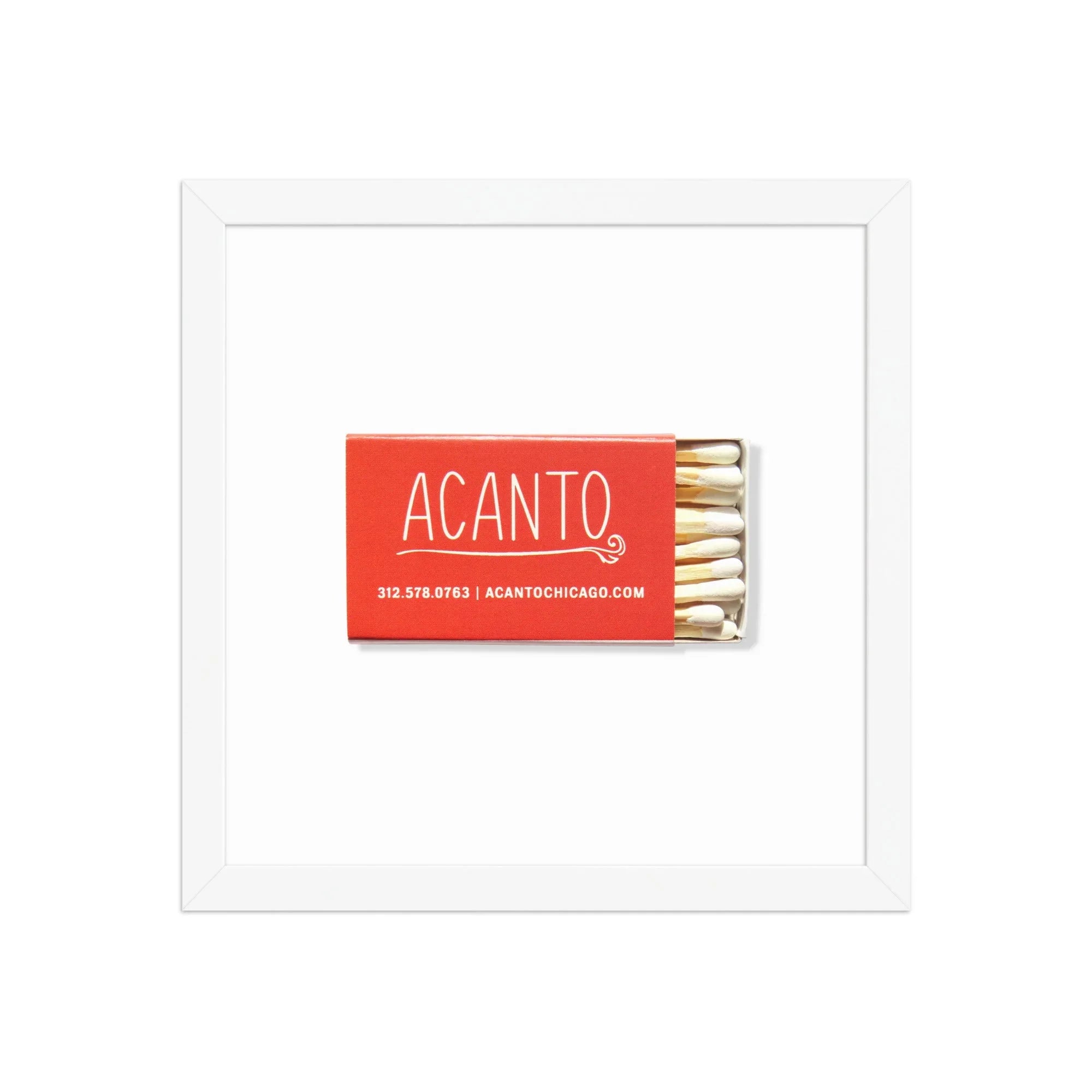 Acanto matchbook photos