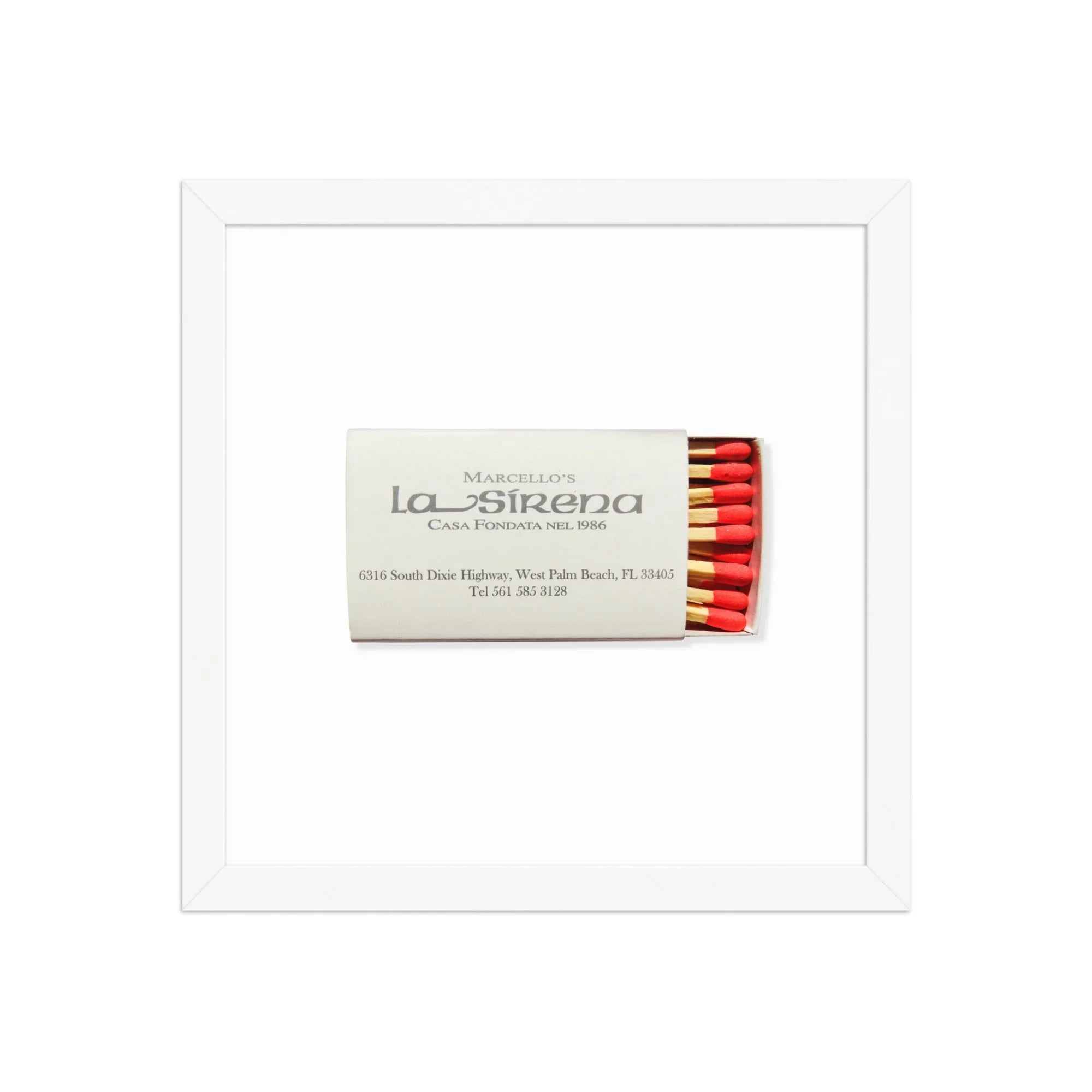 La Sirena matchbook photos