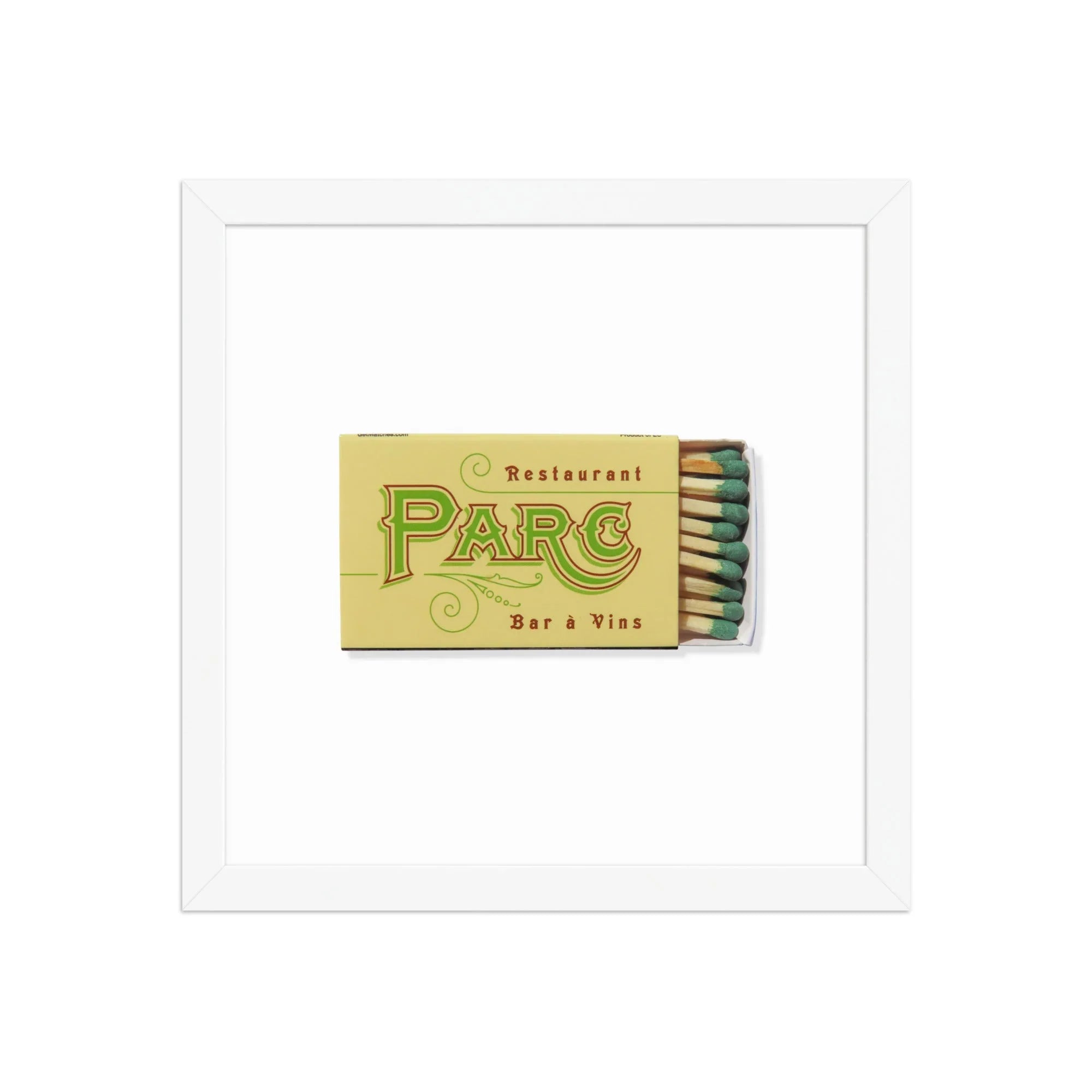 Parc Restaurant Philly matchbook photos