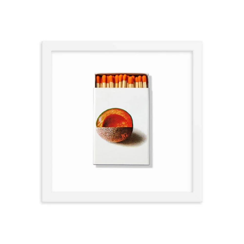 JG Framed Print matchbook photos