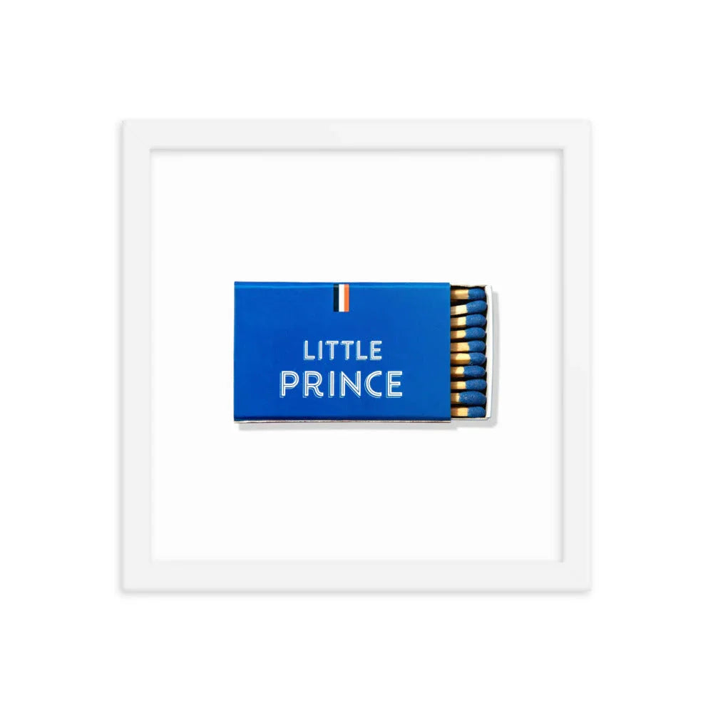 Little Prince Framed Print matchbook photos