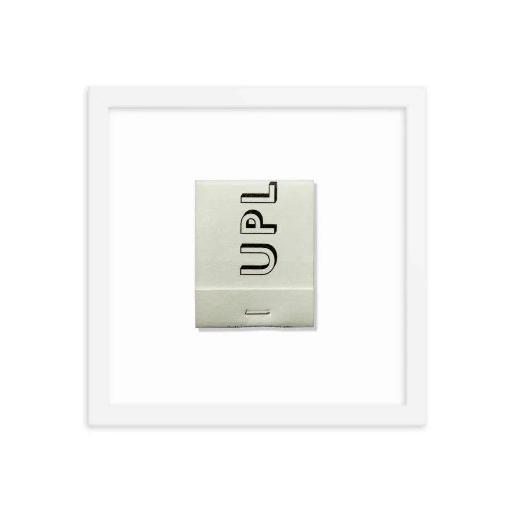 Upland Framed Print matchbook photos