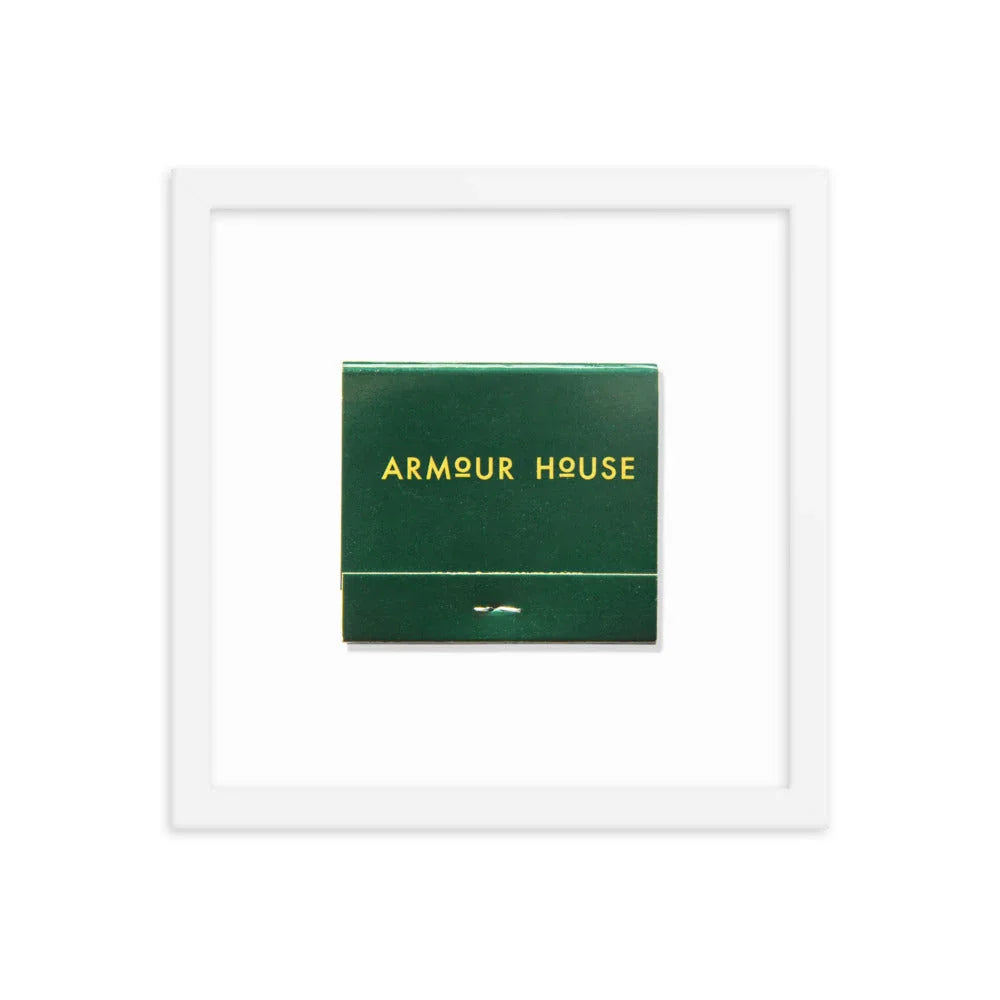 Armour House matchbook photos