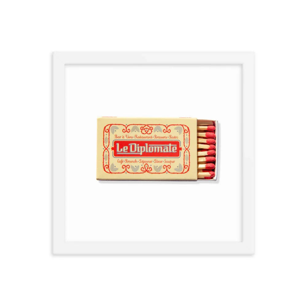 Le Diplomate matchbook photos