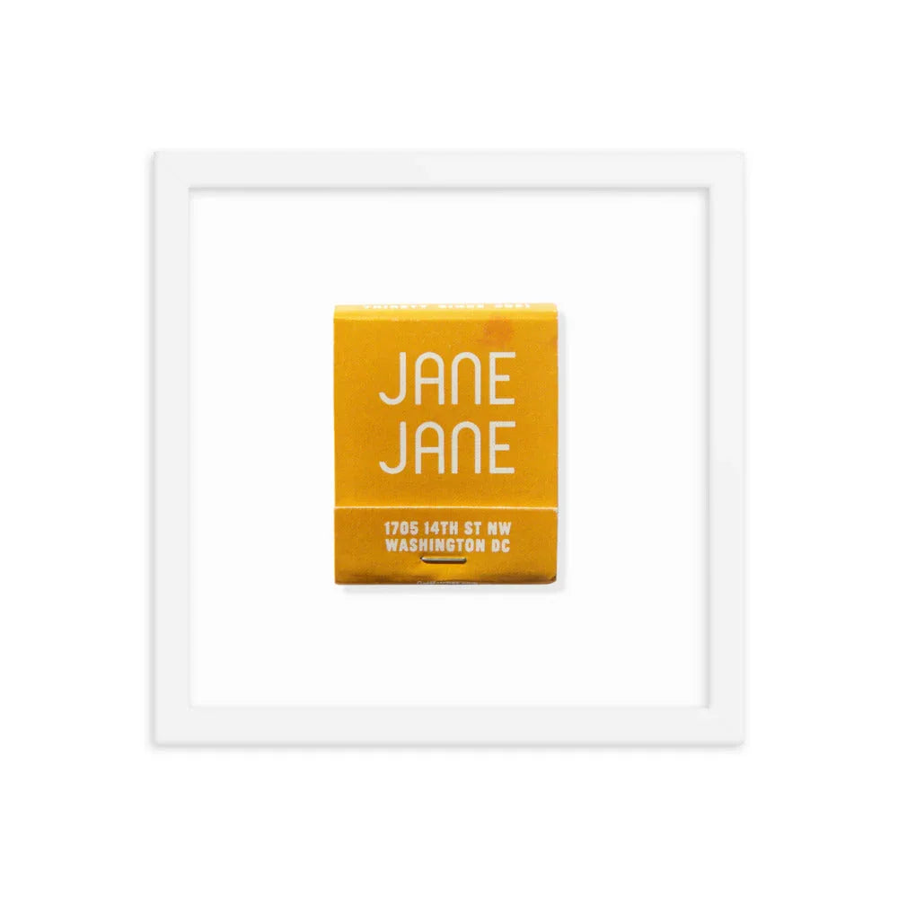 Jane Jane matchbook photos