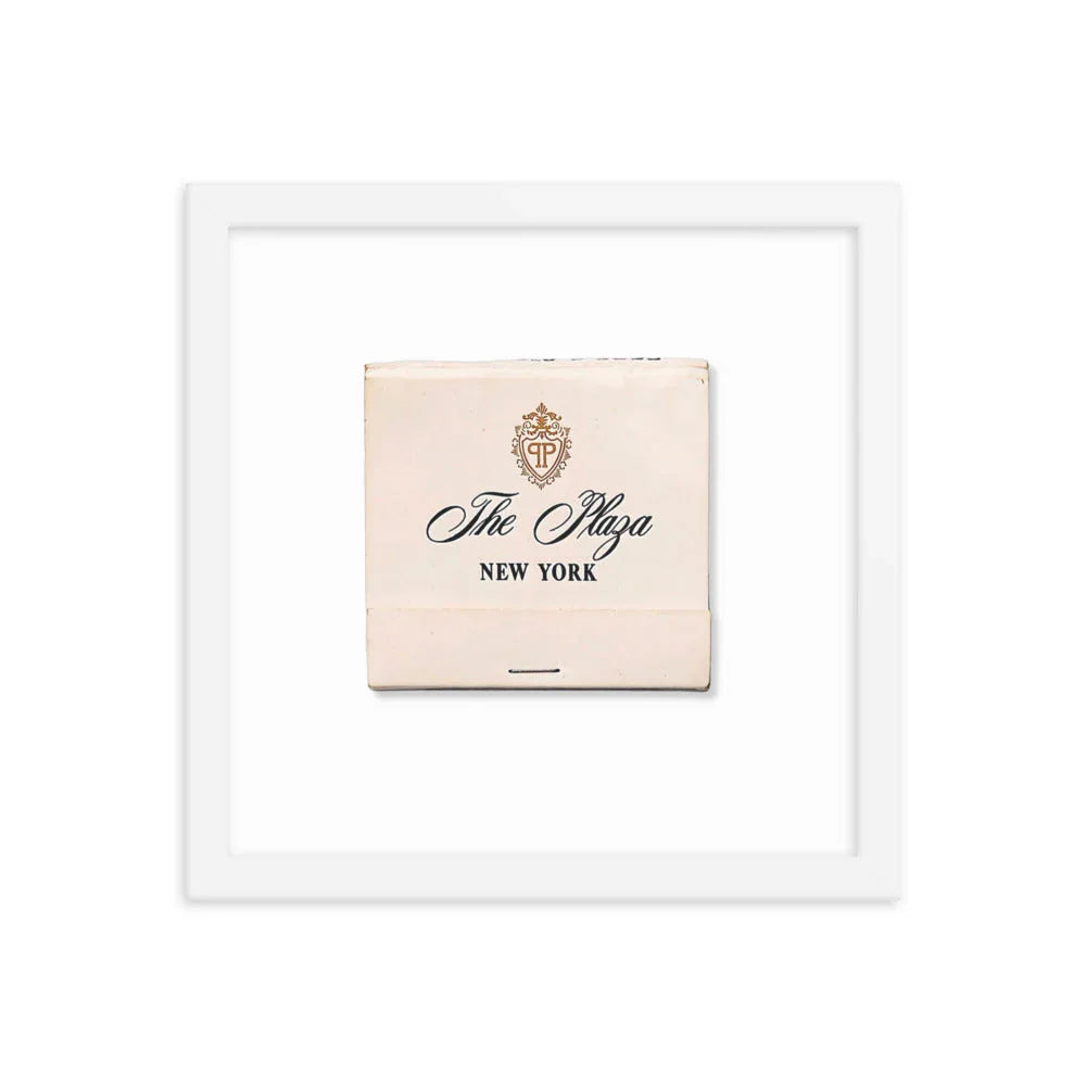 The Plaza Hotel NYC matchbook photos
