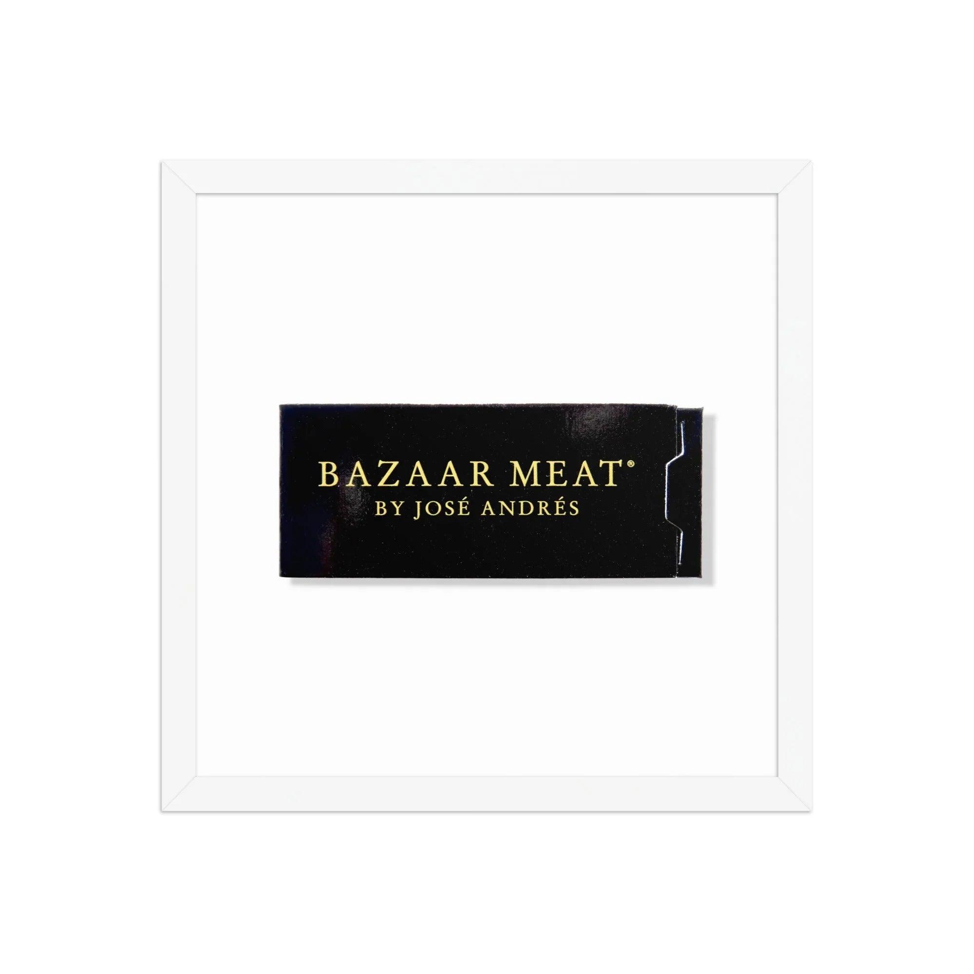 Bazaar Meat matchbook photos