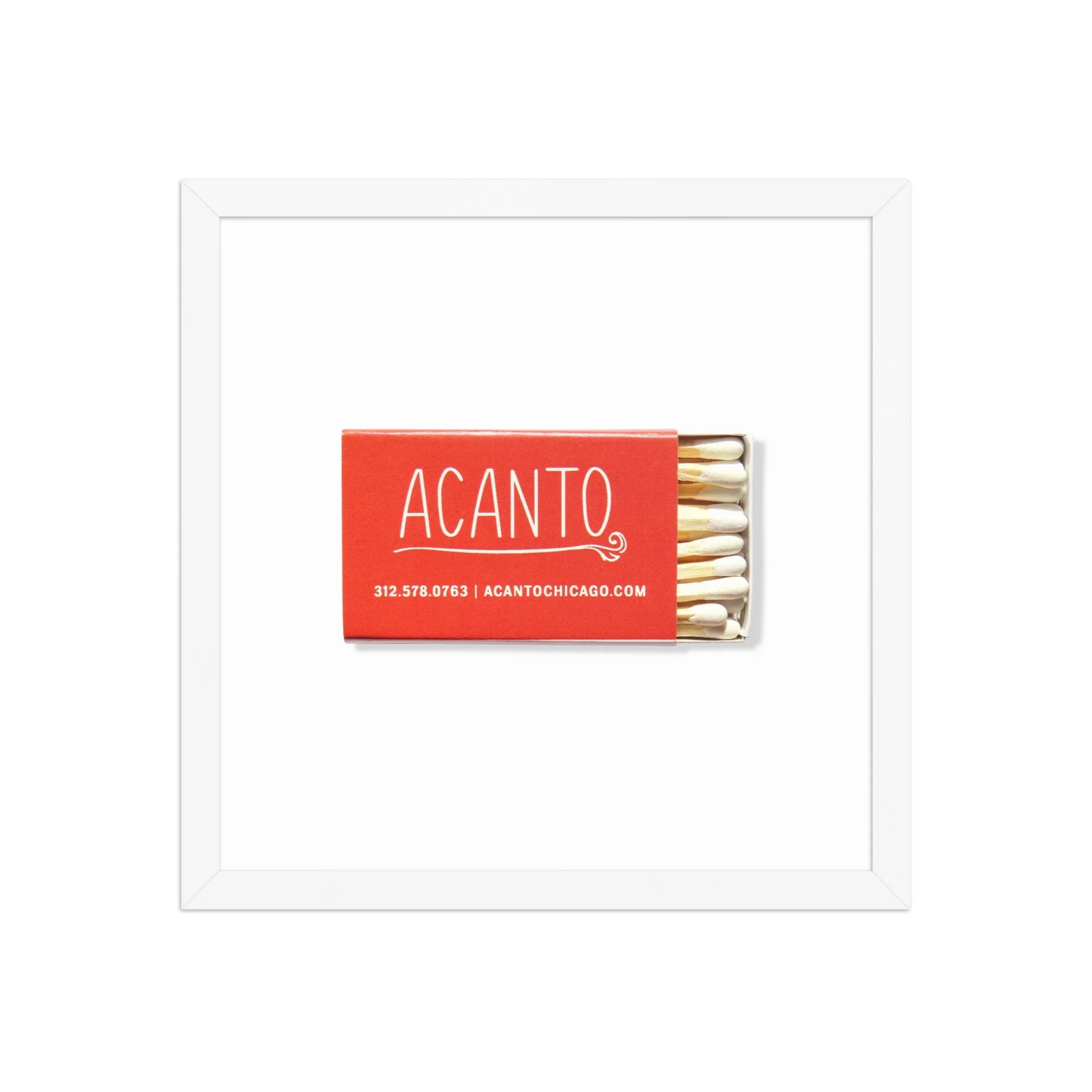 Acanto matchbook photos