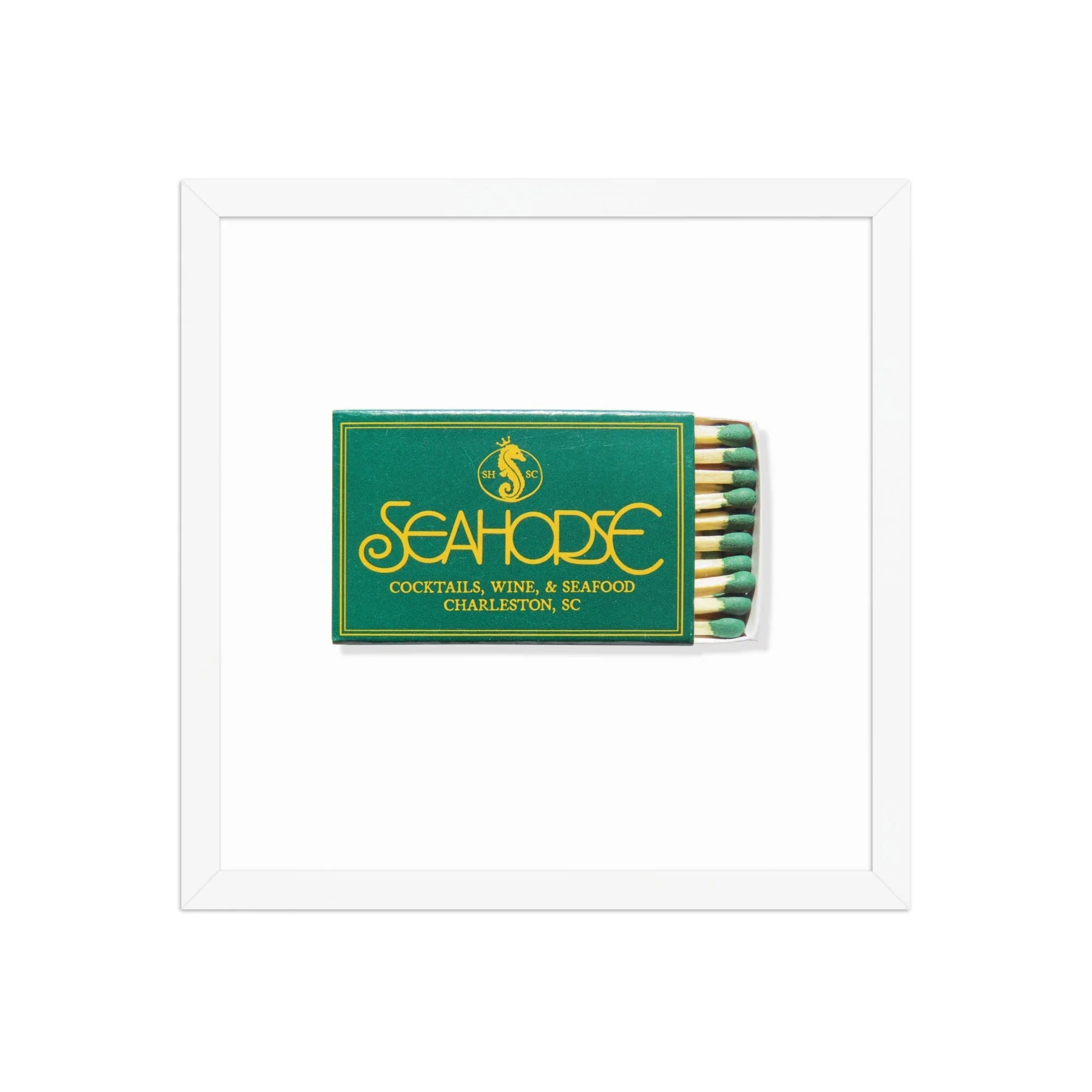 Seahorse matchbook photos