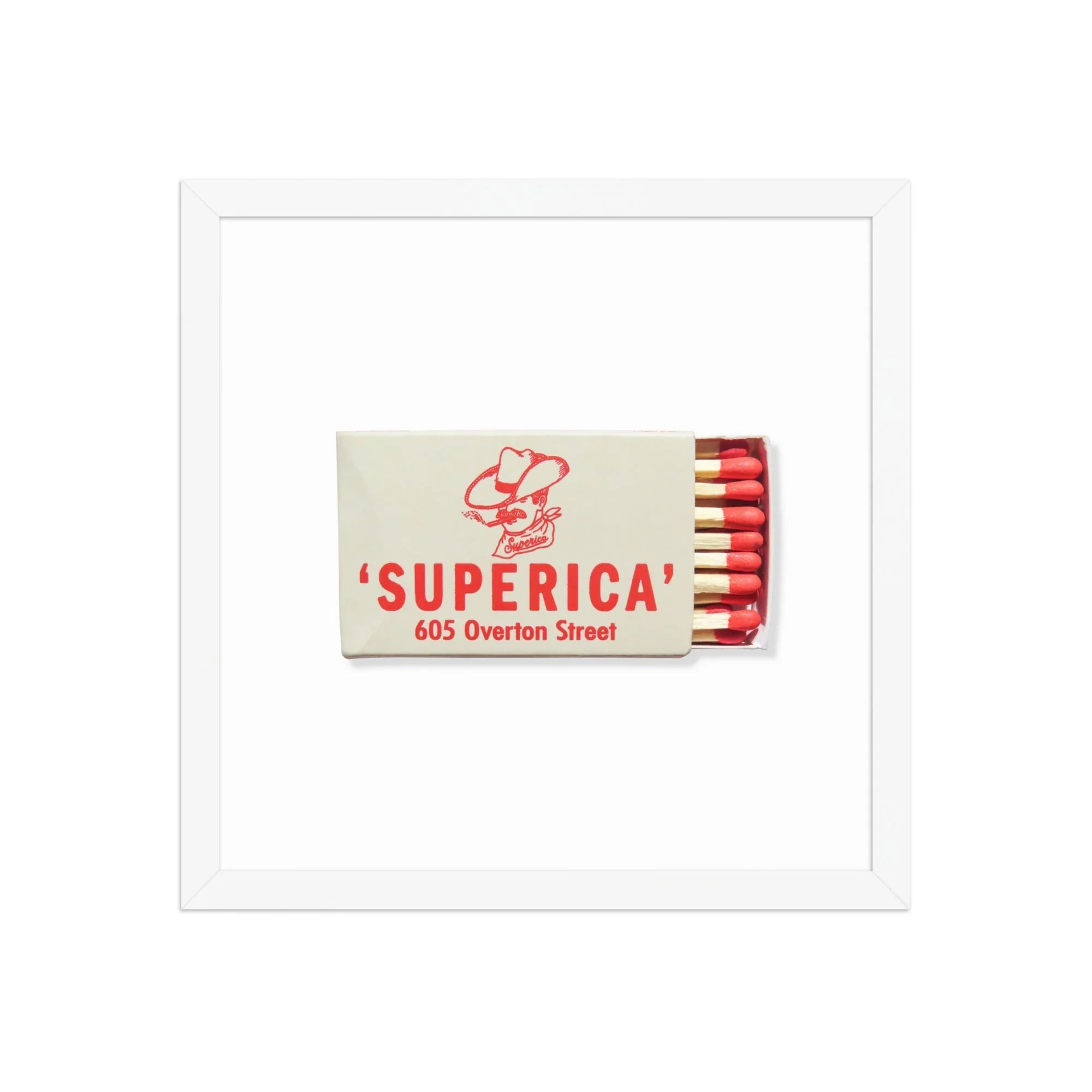 Superica matchbook photos