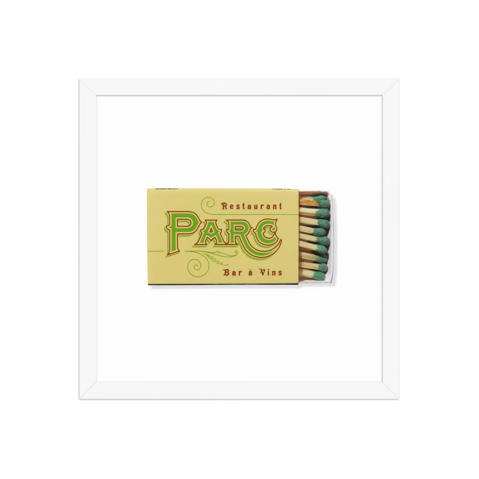 Parc Restaurant Philly matchbook photos