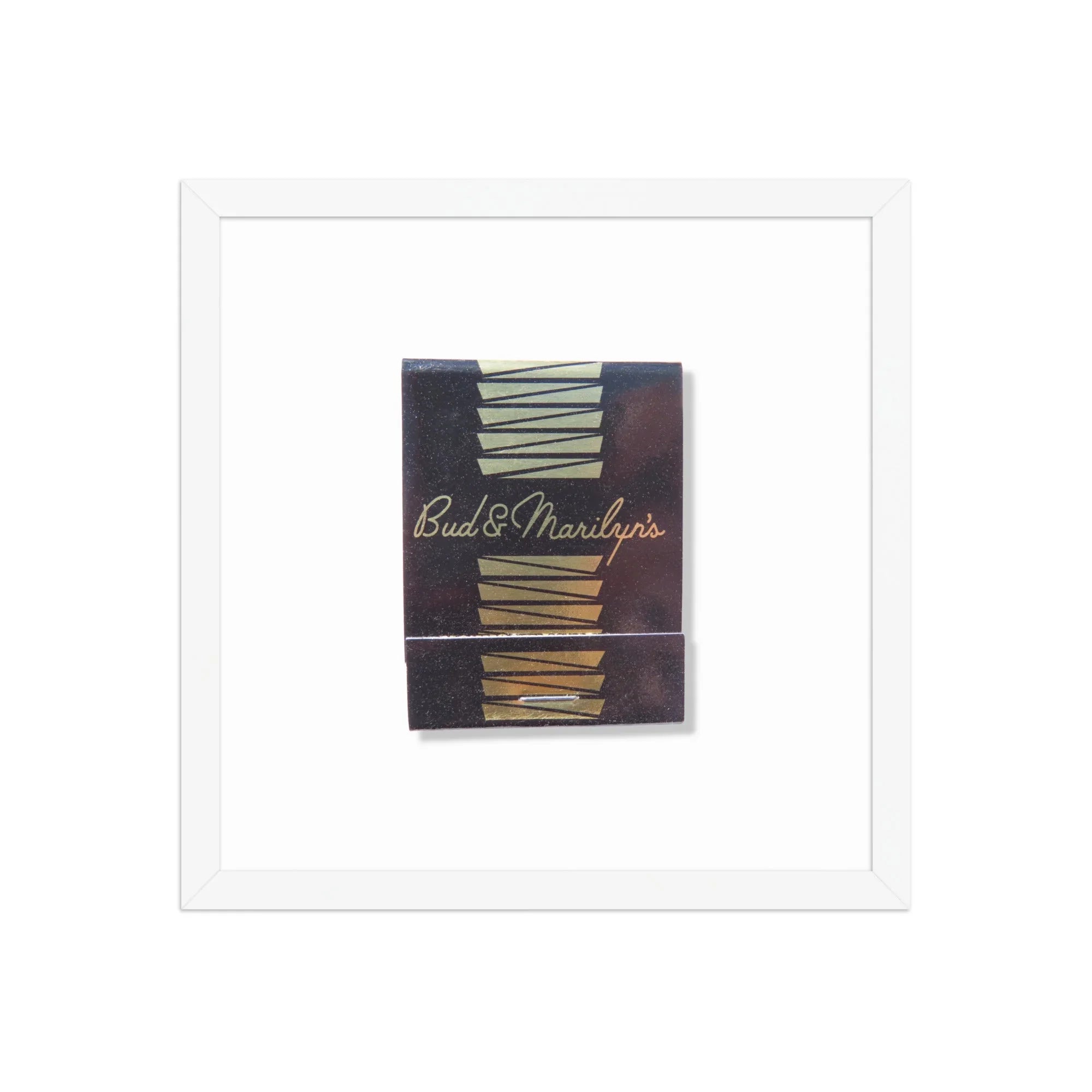 Bud & Marilyn’s matchbook photos