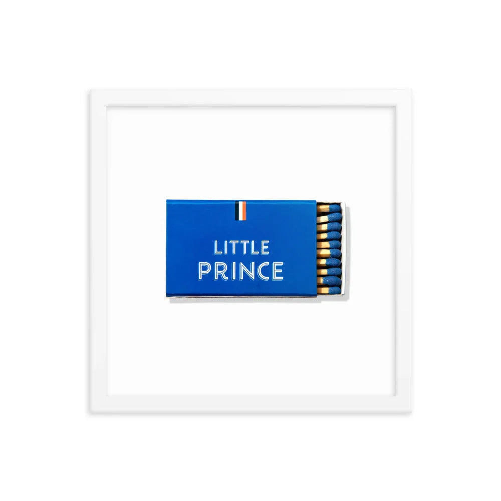 Little Prince Framed Print matchbook photos