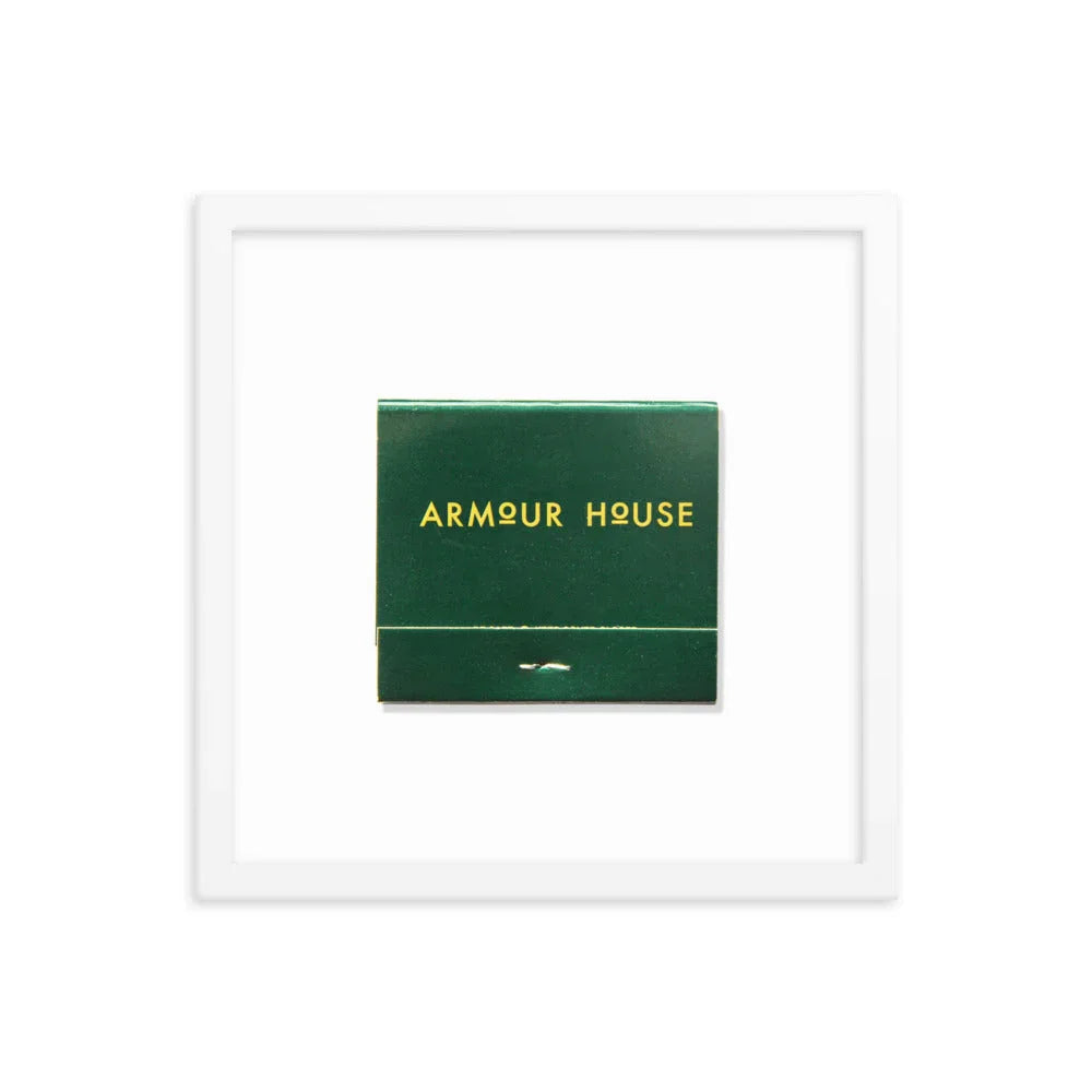 Armour House matchbook photos