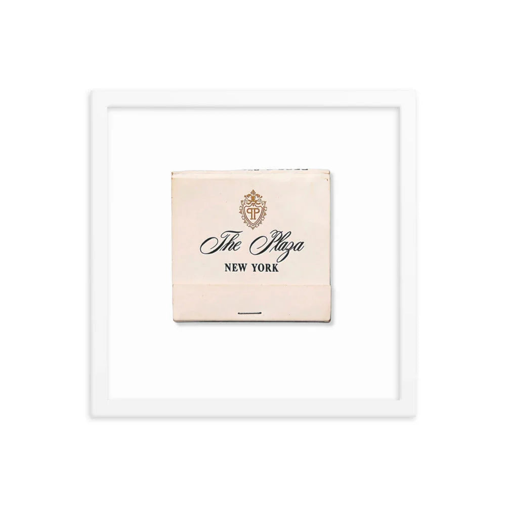 The Plaza Hotel NYC matchbook photos