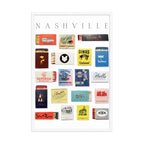 Nashville Matchbox Print matchbook photos