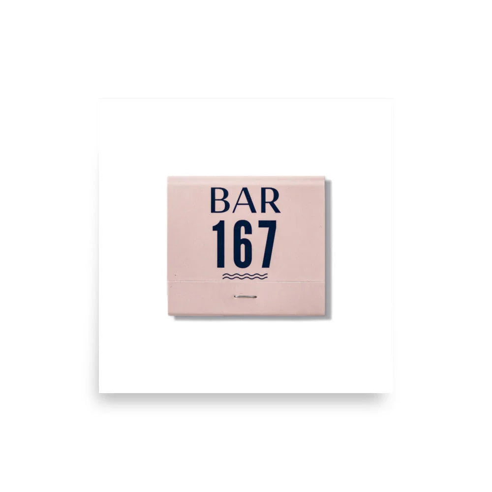 Bar 167 matchbook photos