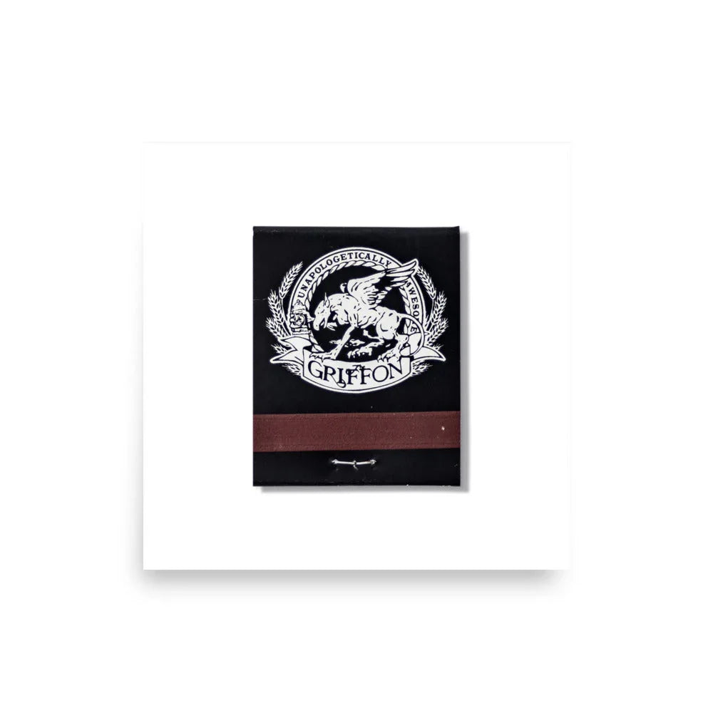 Griffon Print matchbook photos