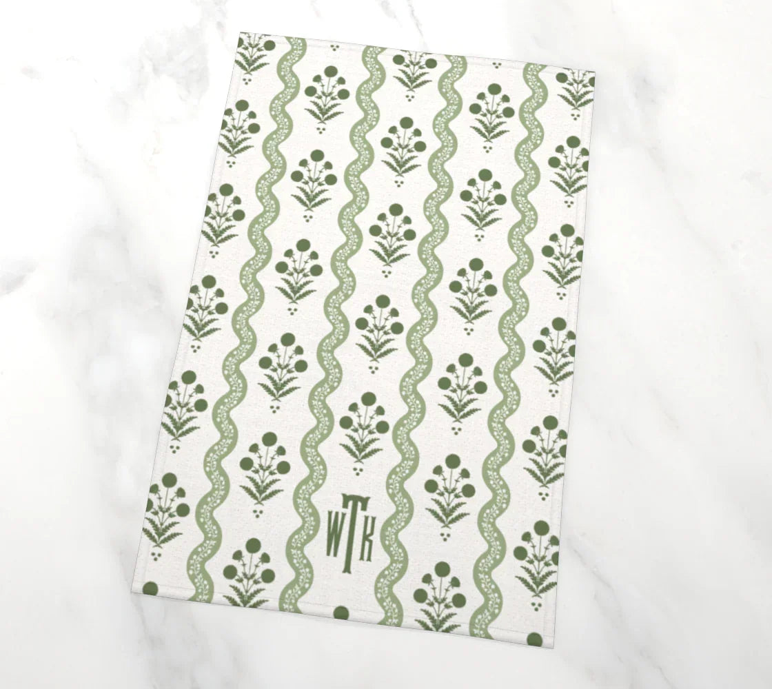 Monogrammed Kitchen Towels