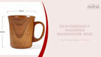 Eco-Friendly Wooden Handmade Mug by@Outfy