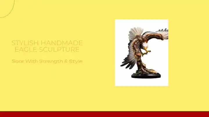 Stylish Handmade Eagle Sculpture by@Outfy