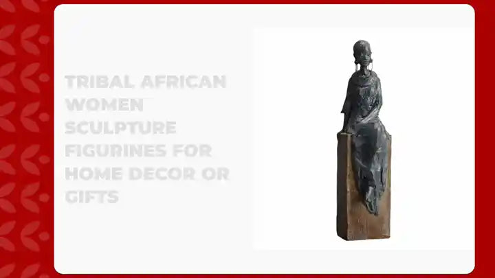 Tribal African Women Sculpture Figurines for Home Decor or Gifts by@Outfy