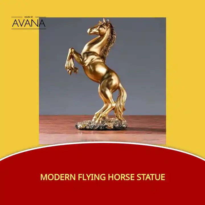 Modern Flying Horse Statue by@Outfy