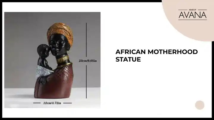 African Motherhood Statue by@Outfy