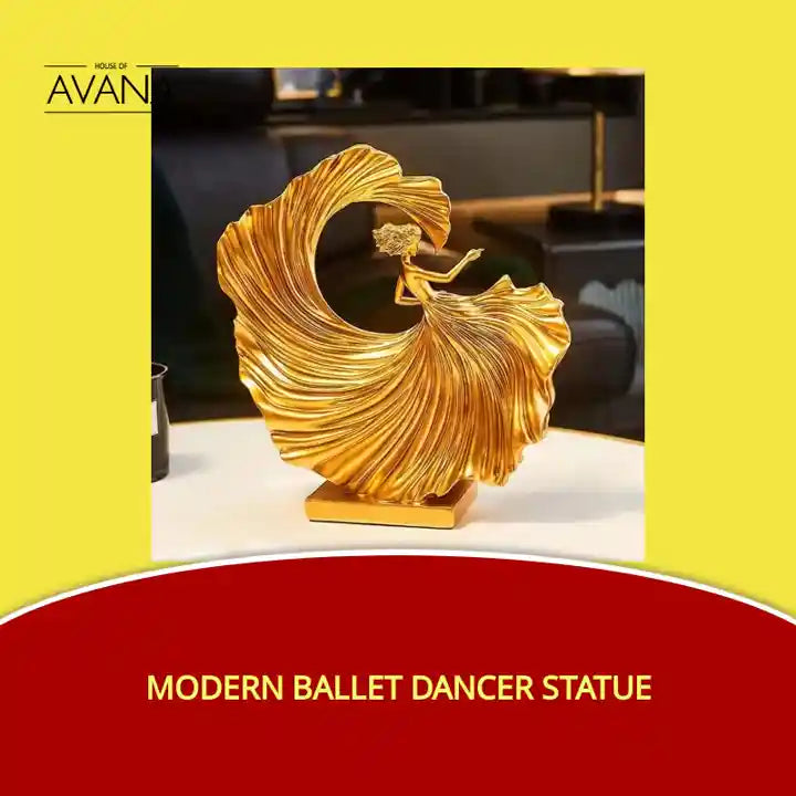 Modern Ballet Dancer Statue by@Outfy