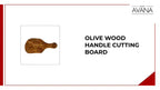 Olive Wood Handle Cutting Board by@Outfy