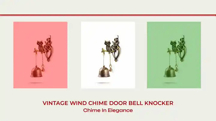 Vintage Wind Chime Door Bell Knocker by@Outfy
