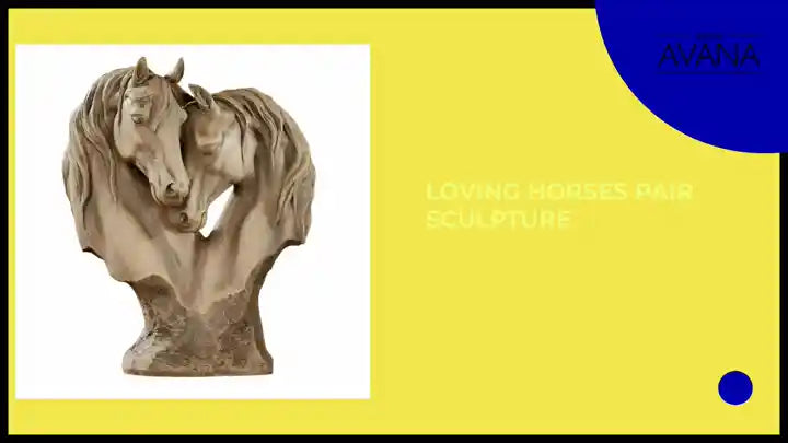 Loving Horses Pair Sculpture by@Outfy