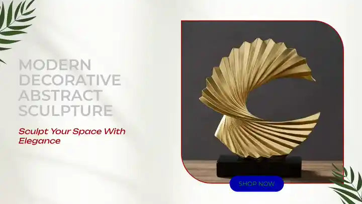 Modern Decorative Abstract Sculpture by@Outfy