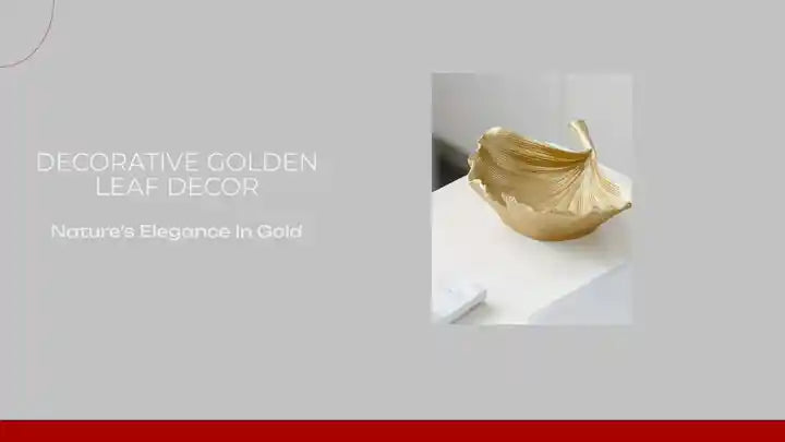 Decorative Golden Leaf Decor by@Outfy