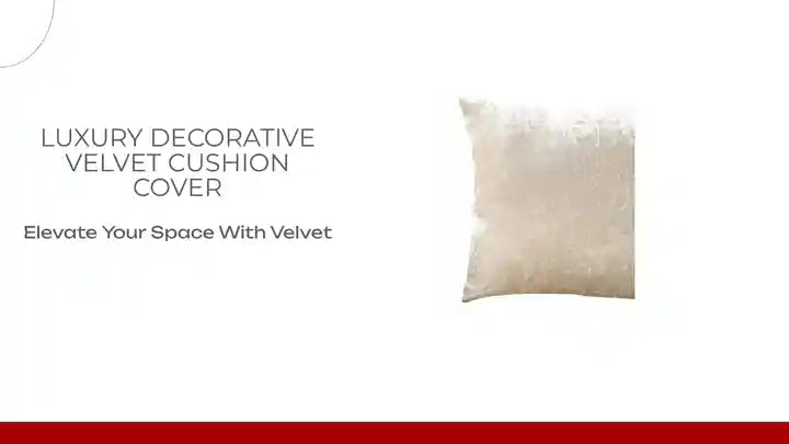 Luxury Decorative Velvet Cushion Cover by@Outfy