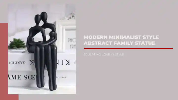 Modern Minimalist style Abstract Family Statue by@Outfy