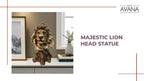 Majestic Lion Head Statue by@Outfy
