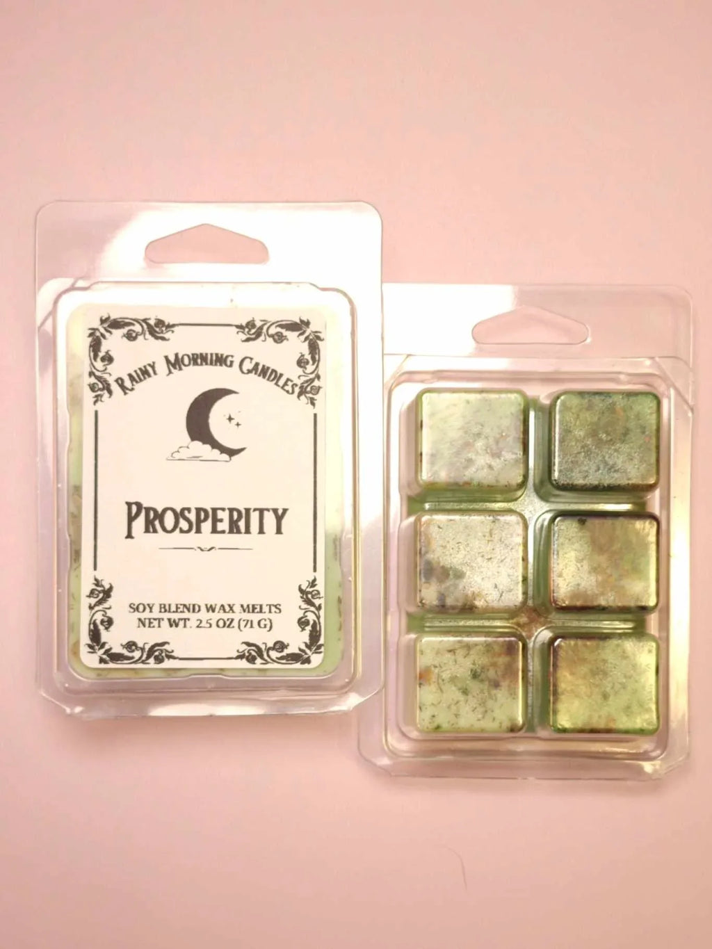 Prosperity | Intention + Ritual Wax Melts Rainy Morning Candles